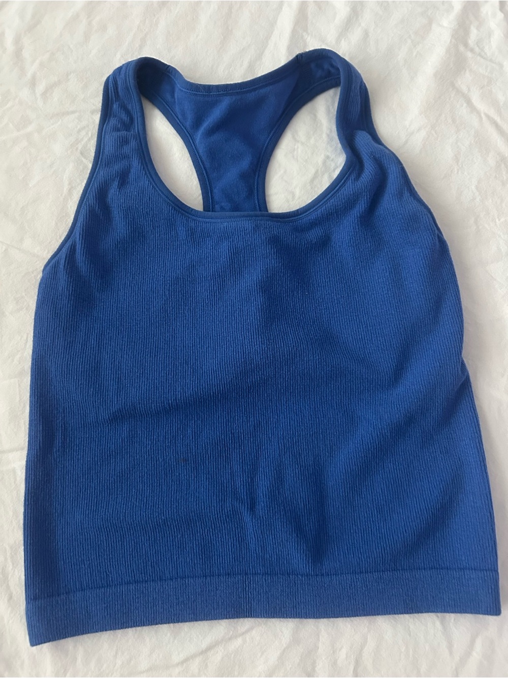 all in motion Royal Blue Ribbed Racerback Sports Bra
